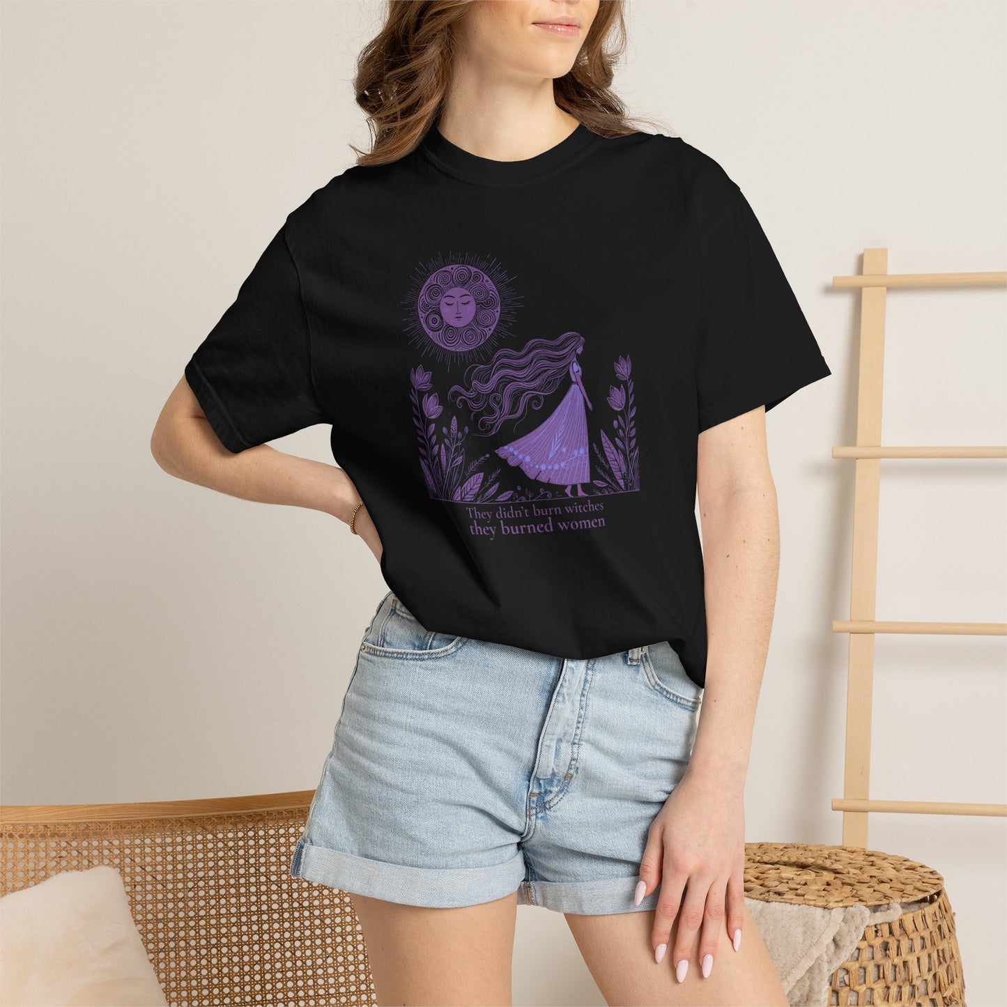 They Didn’t Burn Witches They Burned Women Comfort Colors Tee