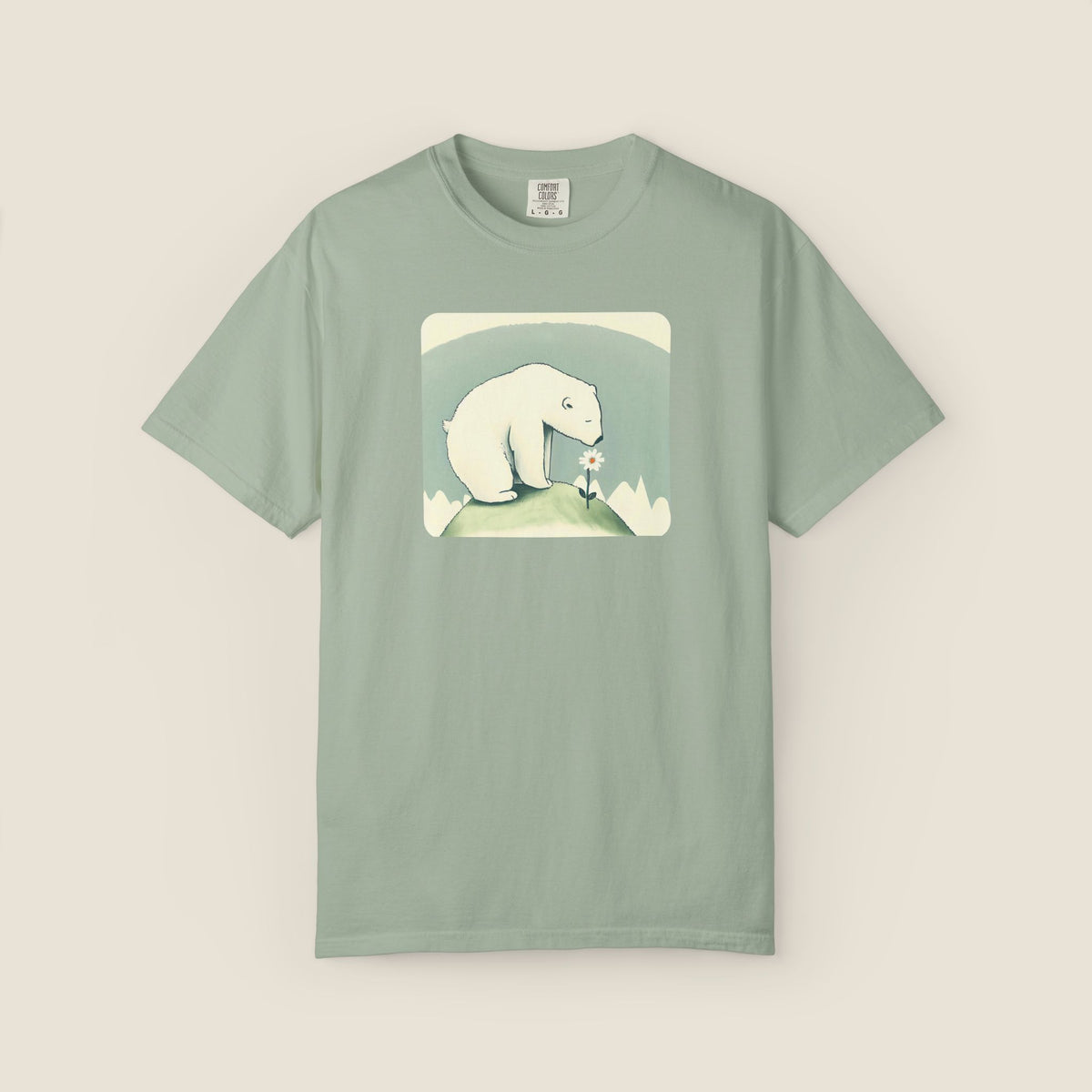 Polar Bear T-Shirt | Wildflower Comfort Colors Tee
