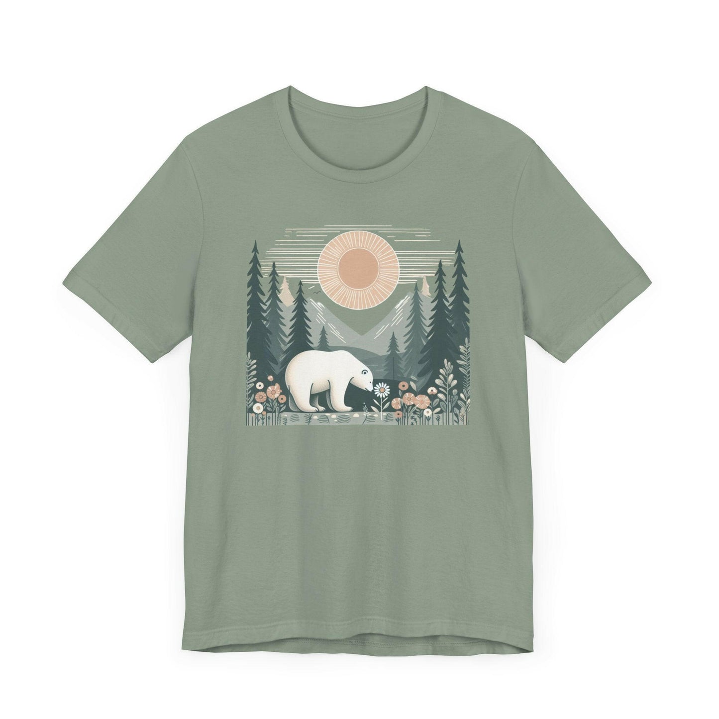 Nature-Inspired Polar Bear Tee