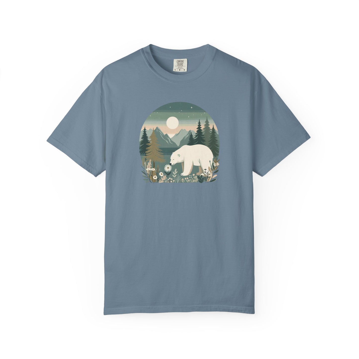 Moonlit Meadow Polar Bear Tee
