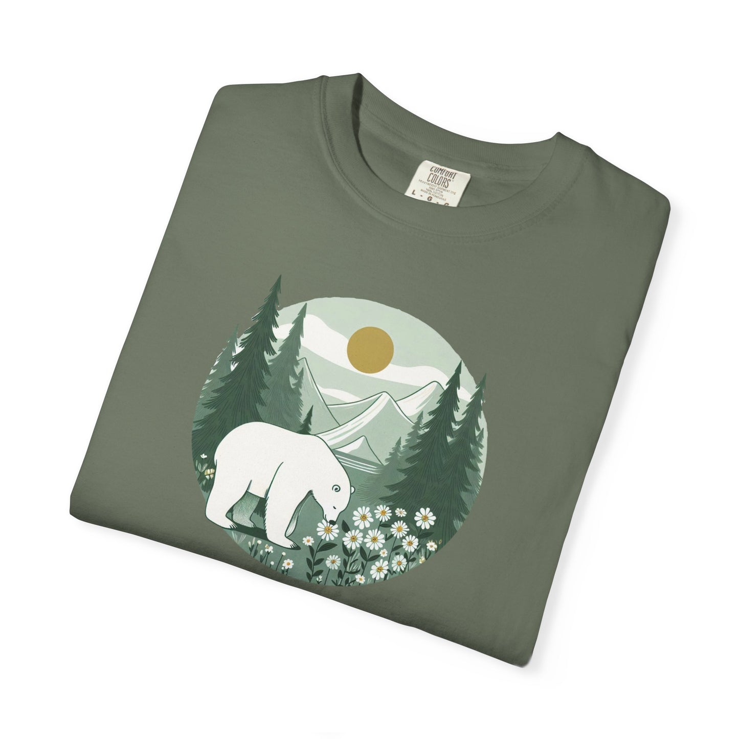 Polar Bear Mountain Meadow Comfort Colors Tee