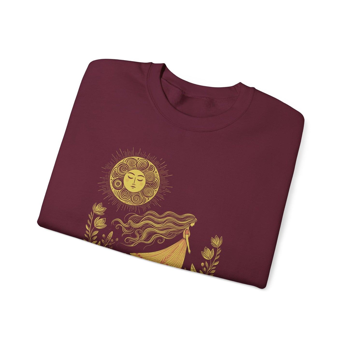 The Eternal Flame Celestial Art Sweatshirt | Mystic Den