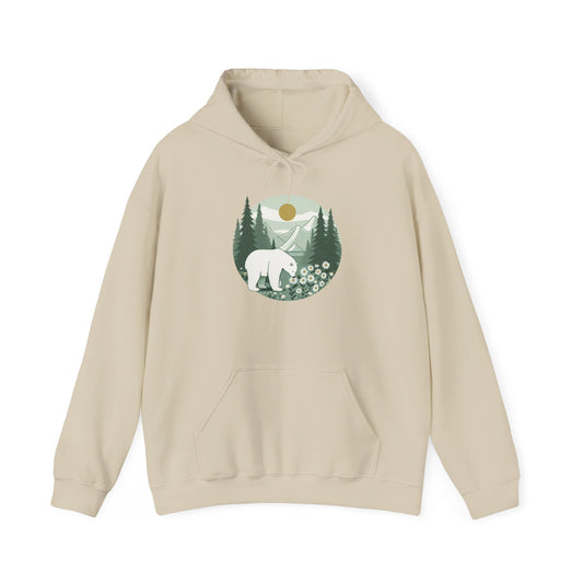 Polar Bear in the Pines Hoodie | Polar Den Edition