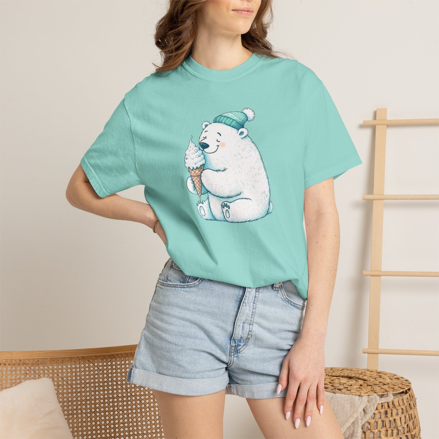 Cozy Cone Polar Bear Comfort Colors Tee