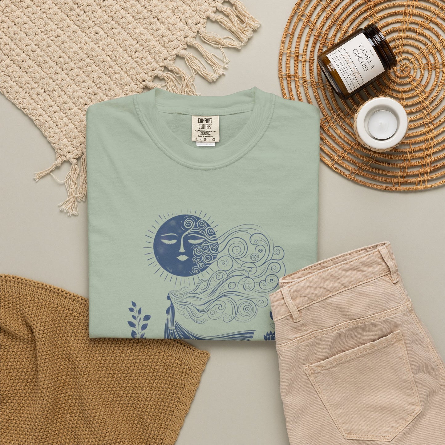 She Walks With the Weight of Every Woman Silenced Comfort Colors Tee