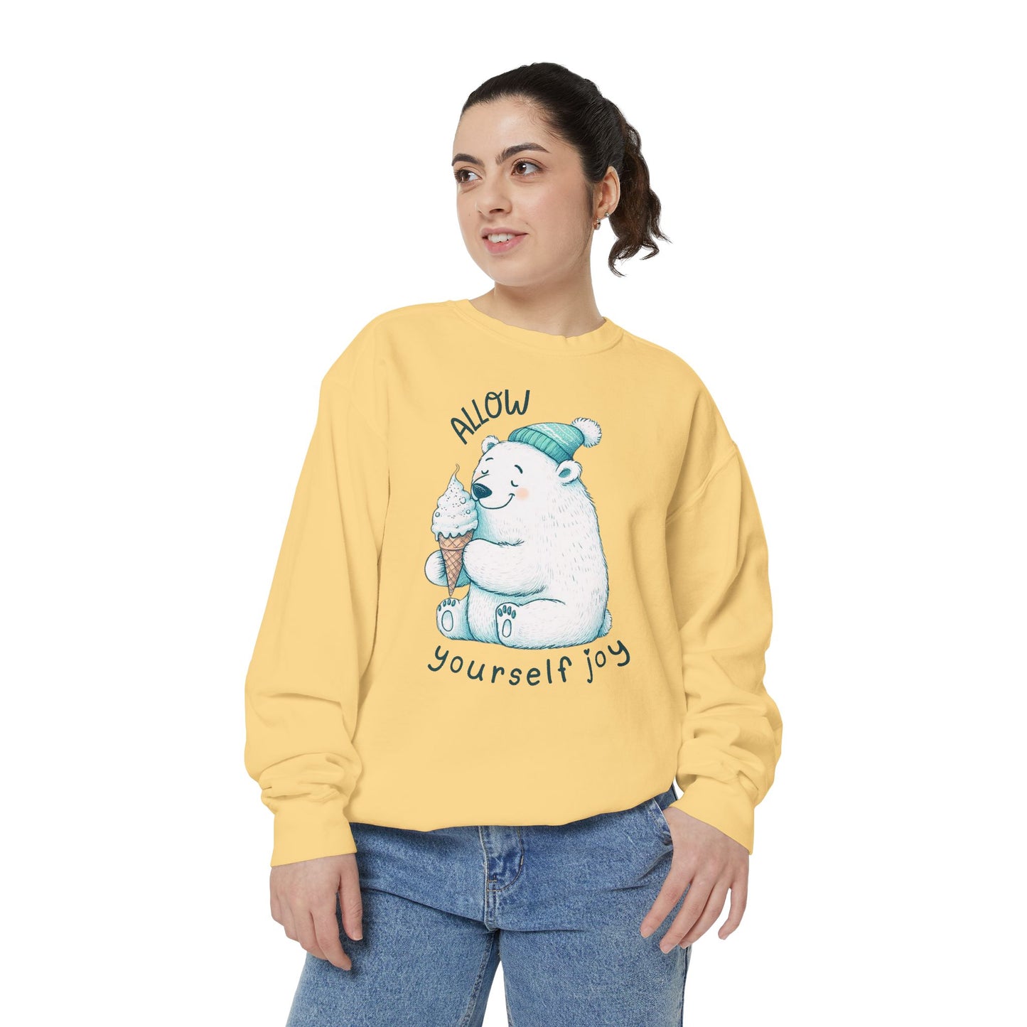 Allow Yourself Joy Heritage Sweatshirt | Polar Den Edition
