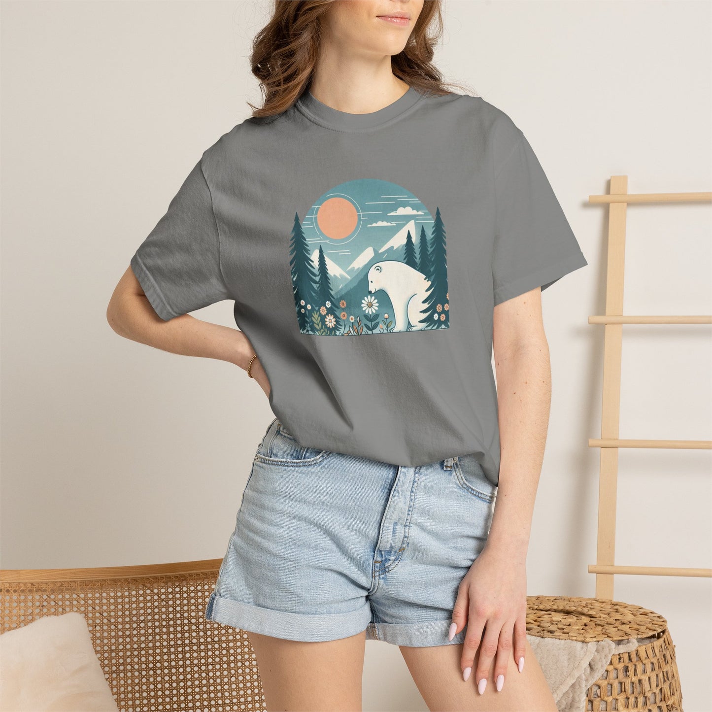 Arctic Bloom Comfort Colors Tee