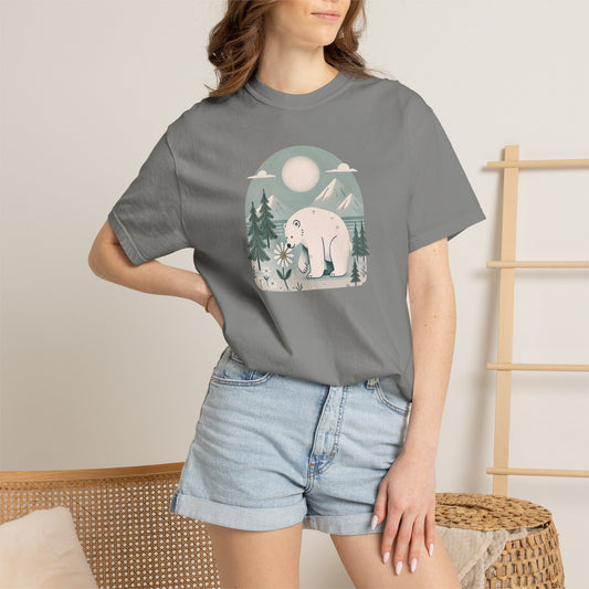 Polar Bear Meadow Comfort Colors Tee