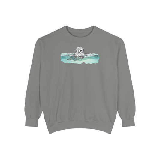Sea Otter Horizon Heritage Sweatshirt | Coastal Den Edition