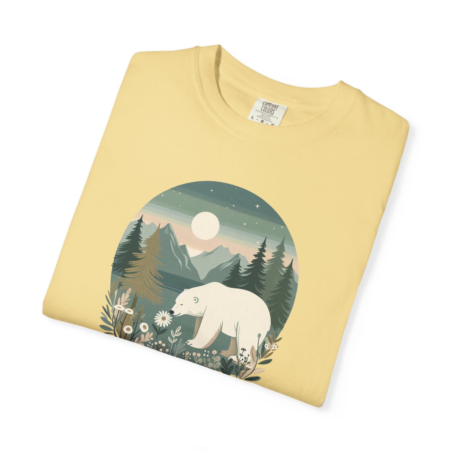 Moonlit Meadow Polar Bear Tee