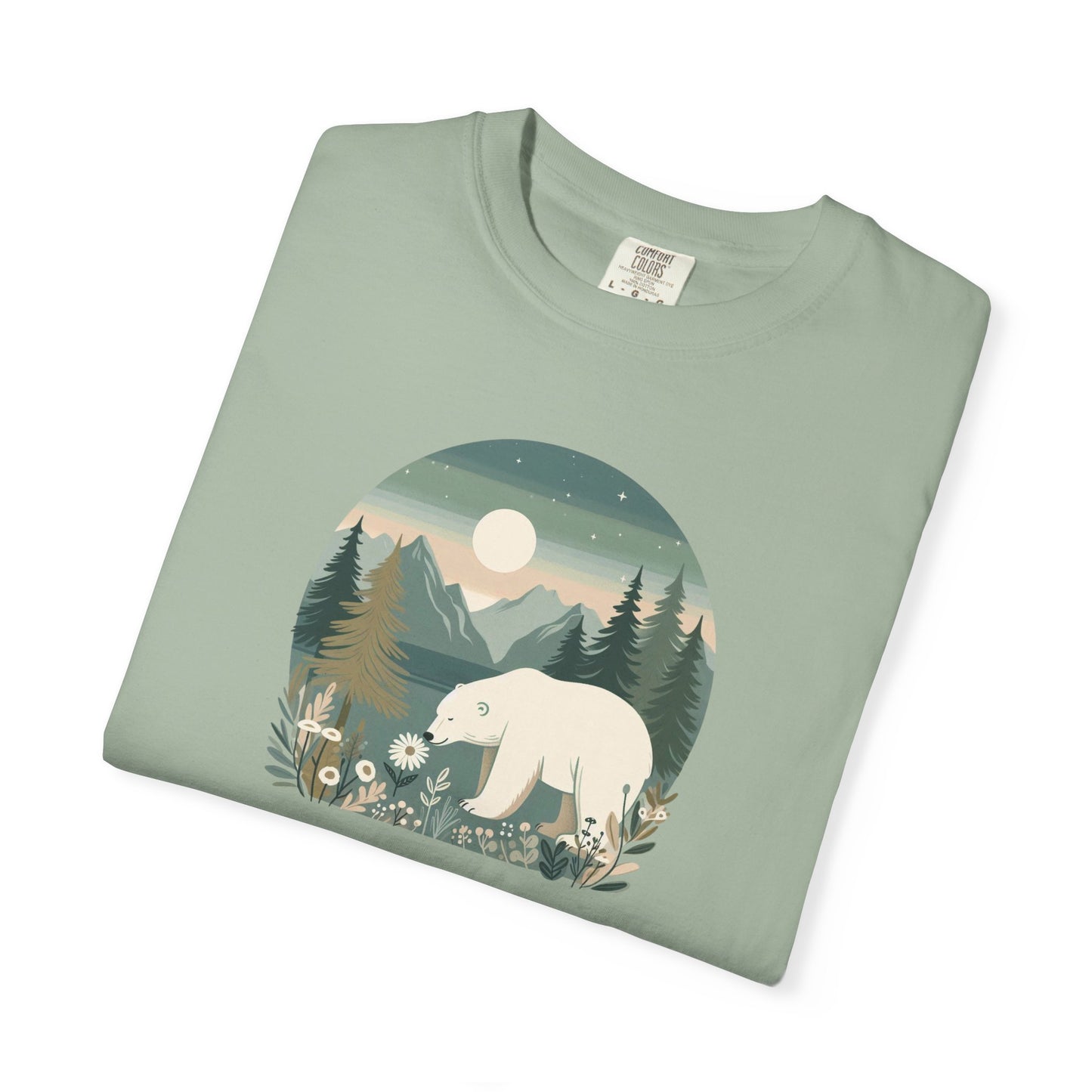 Polar Bear Wilderness Comfort Colors Tee