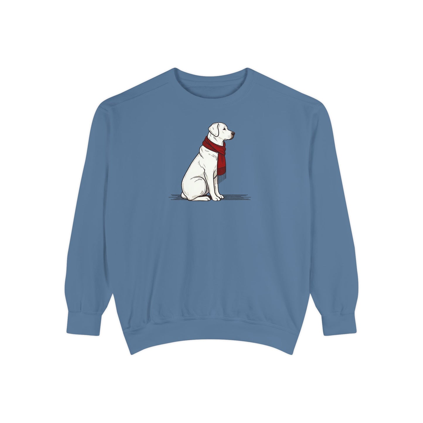 Red Scarf Dog Sweatshirt
