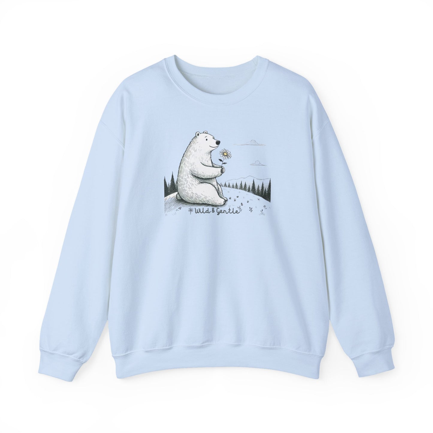 Wild & Gentle Polar Bear Sweatshirt