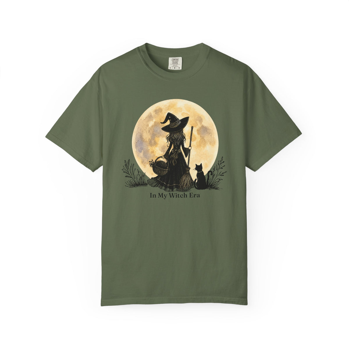 In My Witch Era Graphic Tee | Moon Witch Comfort Colors Shirt