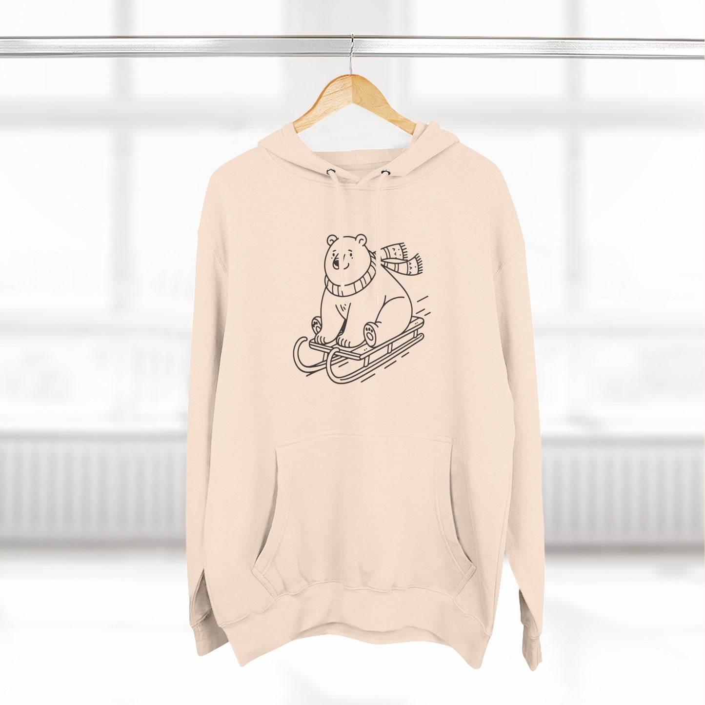 Polar Bear Sledding Hoodie