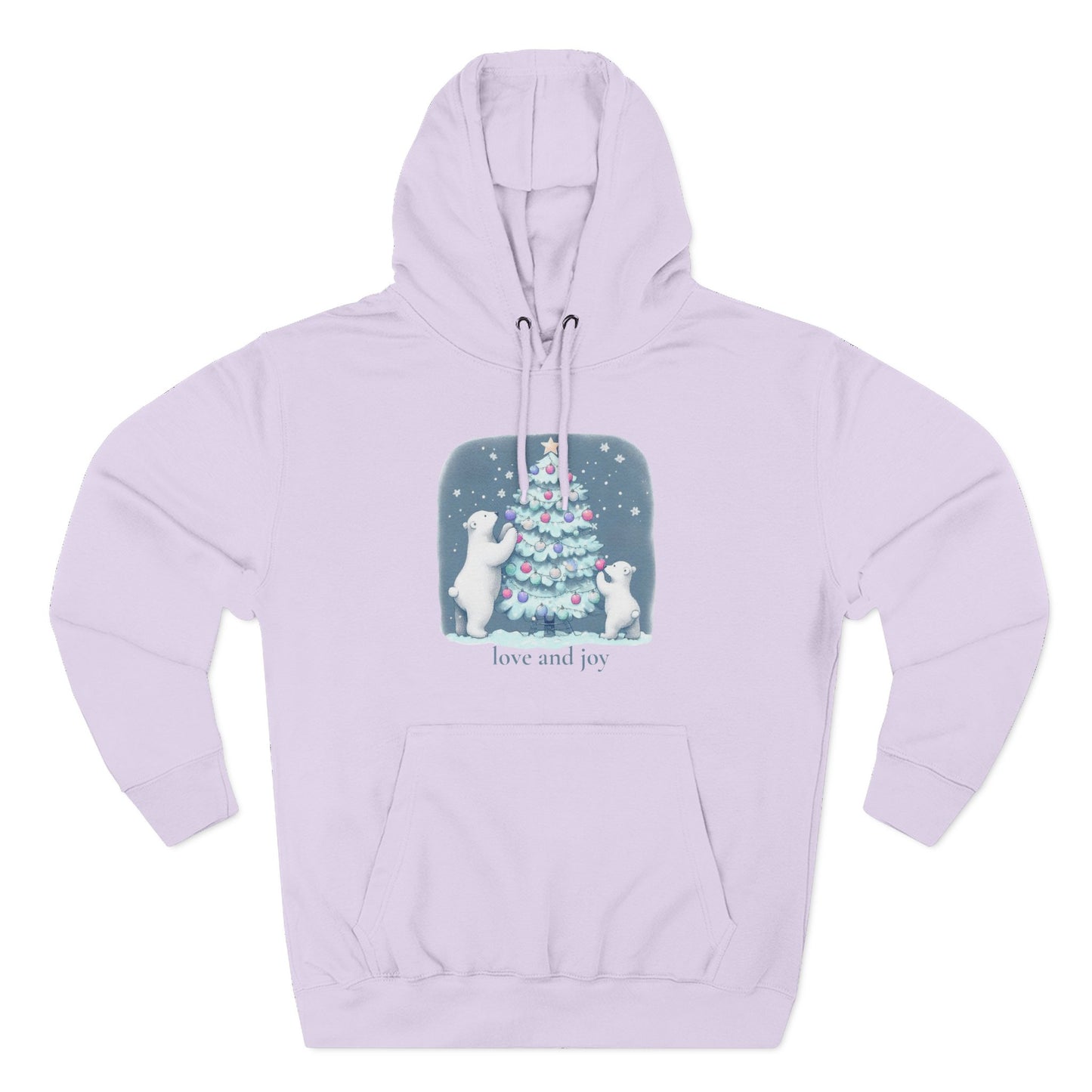 Love and Joy Polar Bears Hoodie