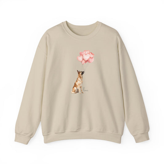 The Infinite Affection German Shepherd Art Sweatshirt | Storybook Den