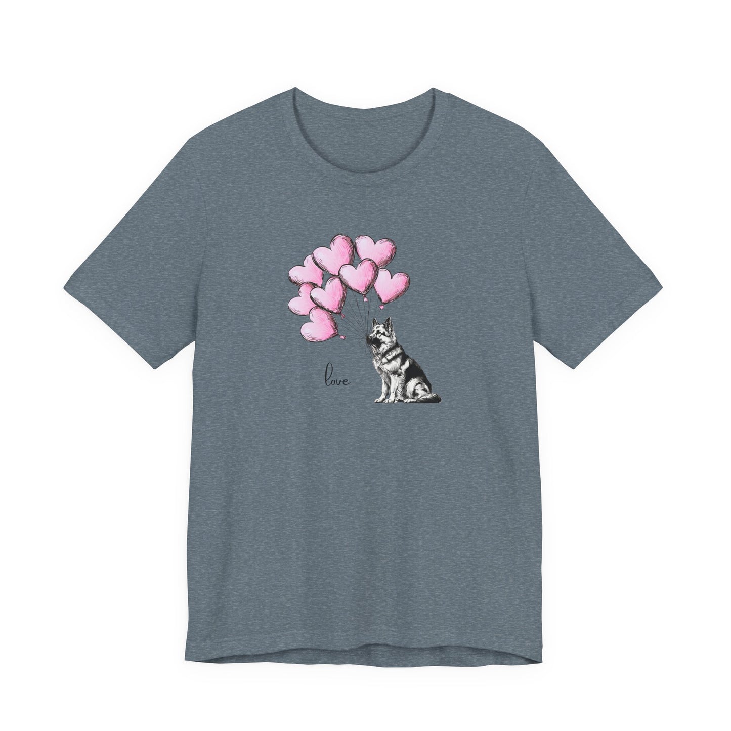 German Shepherd Love Balloon Tee