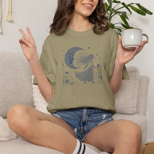 Moonlit Wildflower Woman Comfort Colors Tee