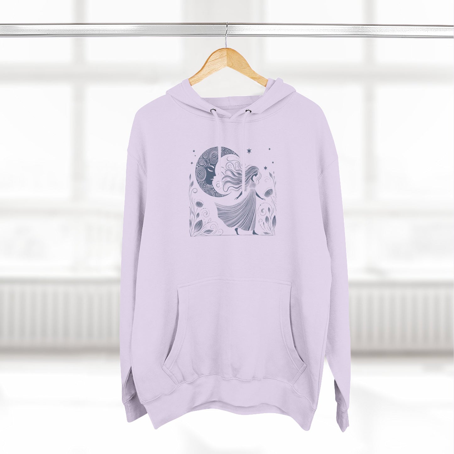 Moonlit Wildflower Woman Hoodie