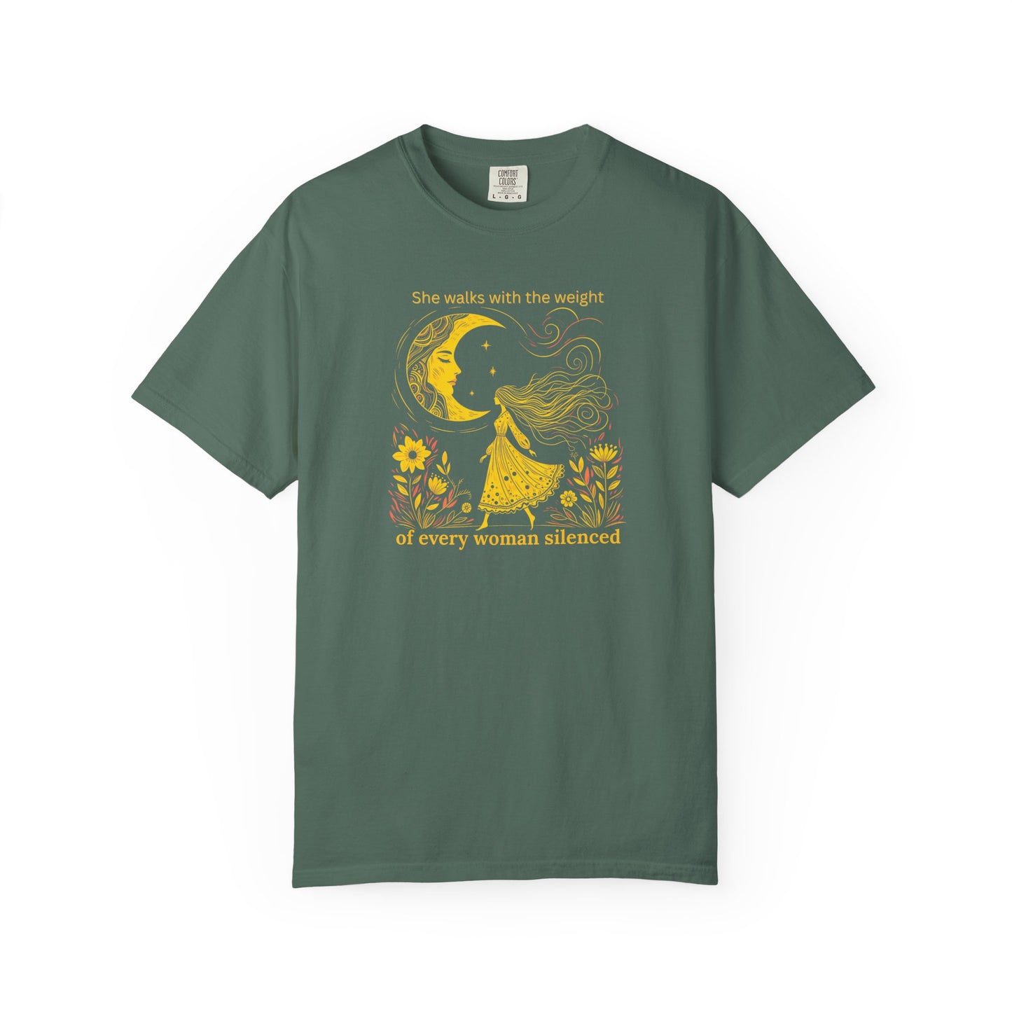 Comfort Colors She Walks With the Weight Tee