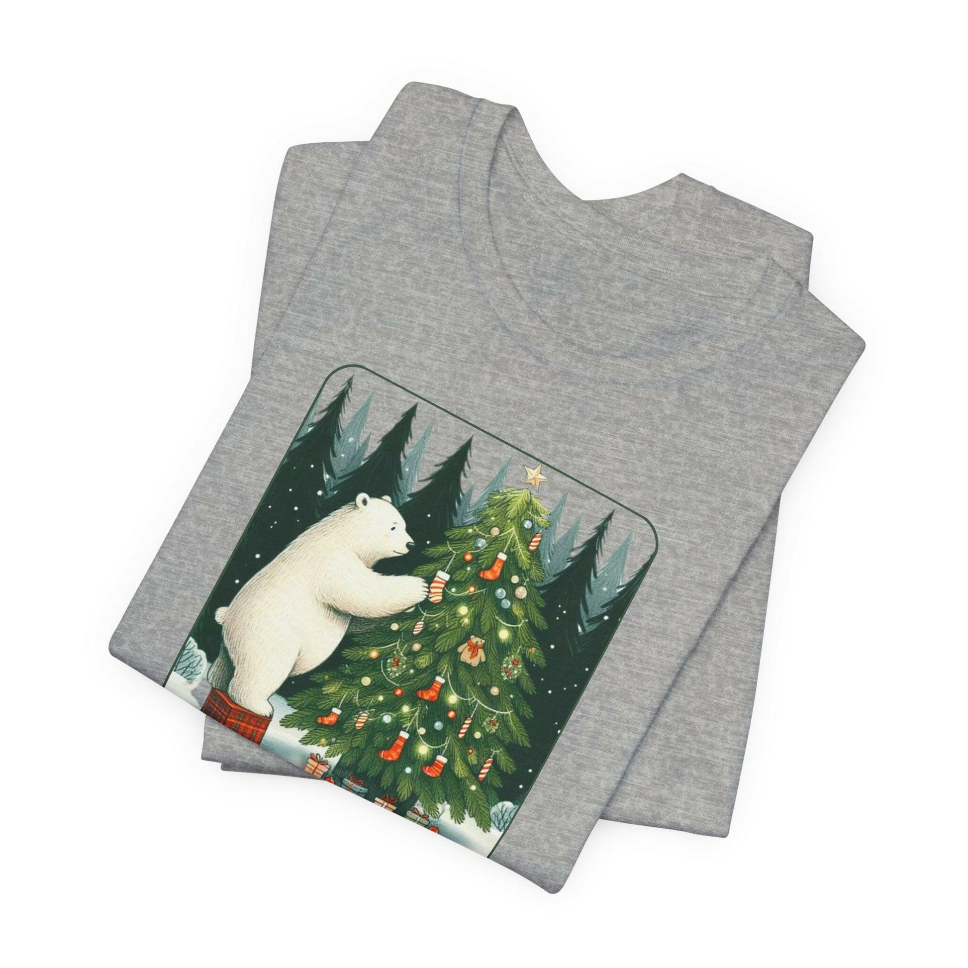 Christmas Polar Bear Tee - Stompy Paws