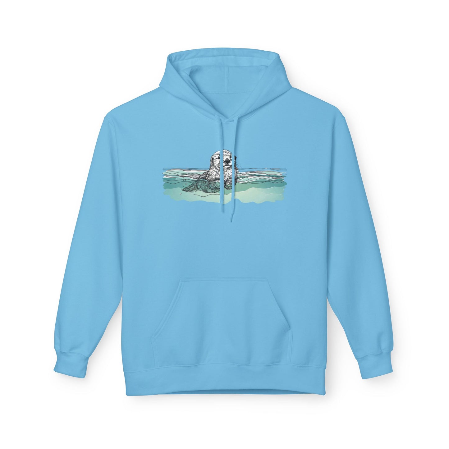 Watercolor Sea Otter Hoodie