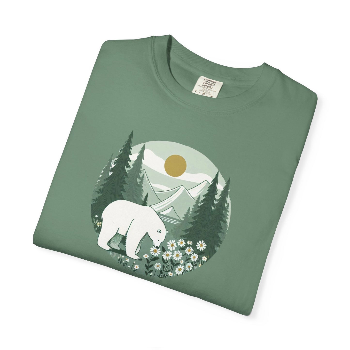 Polar Bear Mountain Meadow Comfort Colors Tee