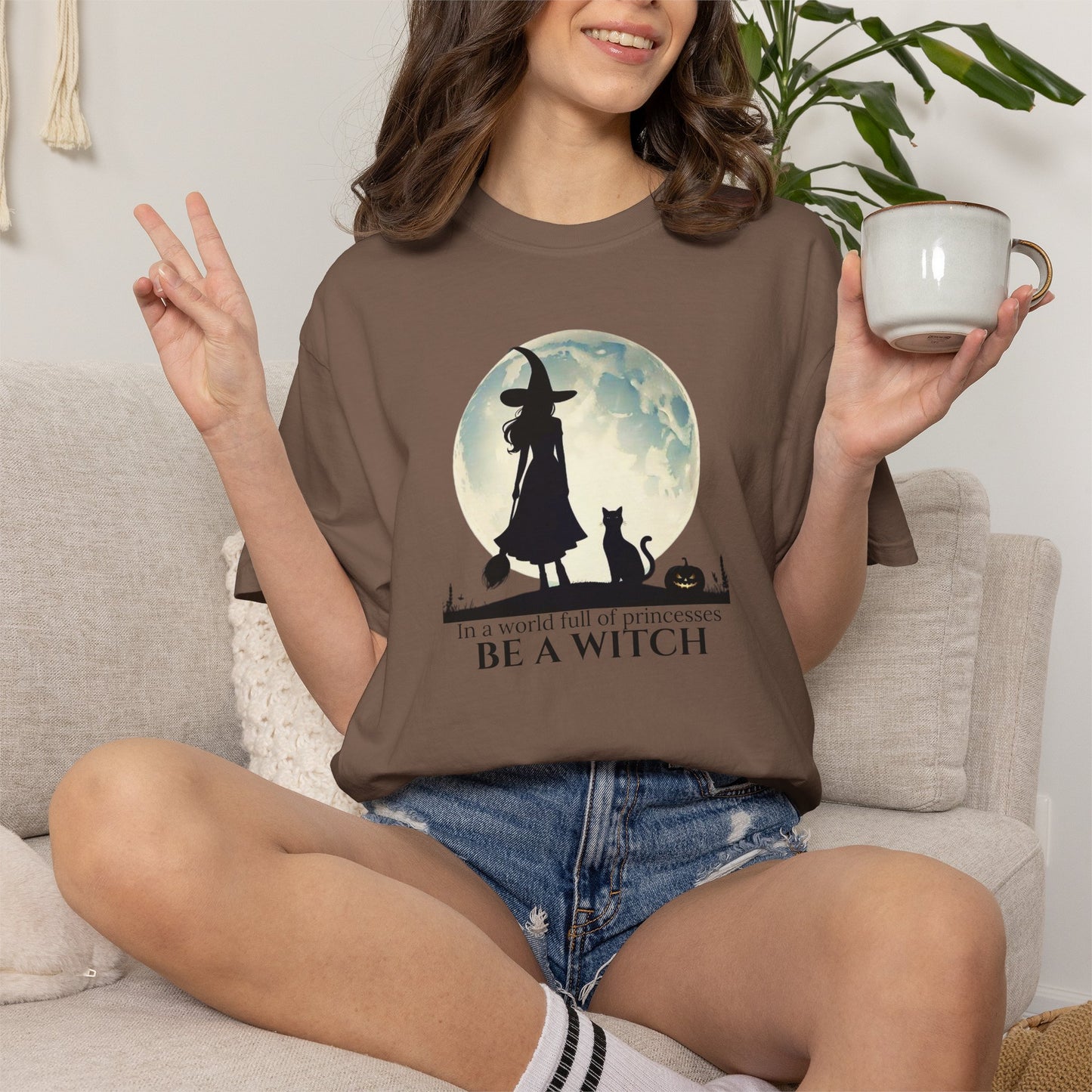 Comfort Colors Be A Witch Tee