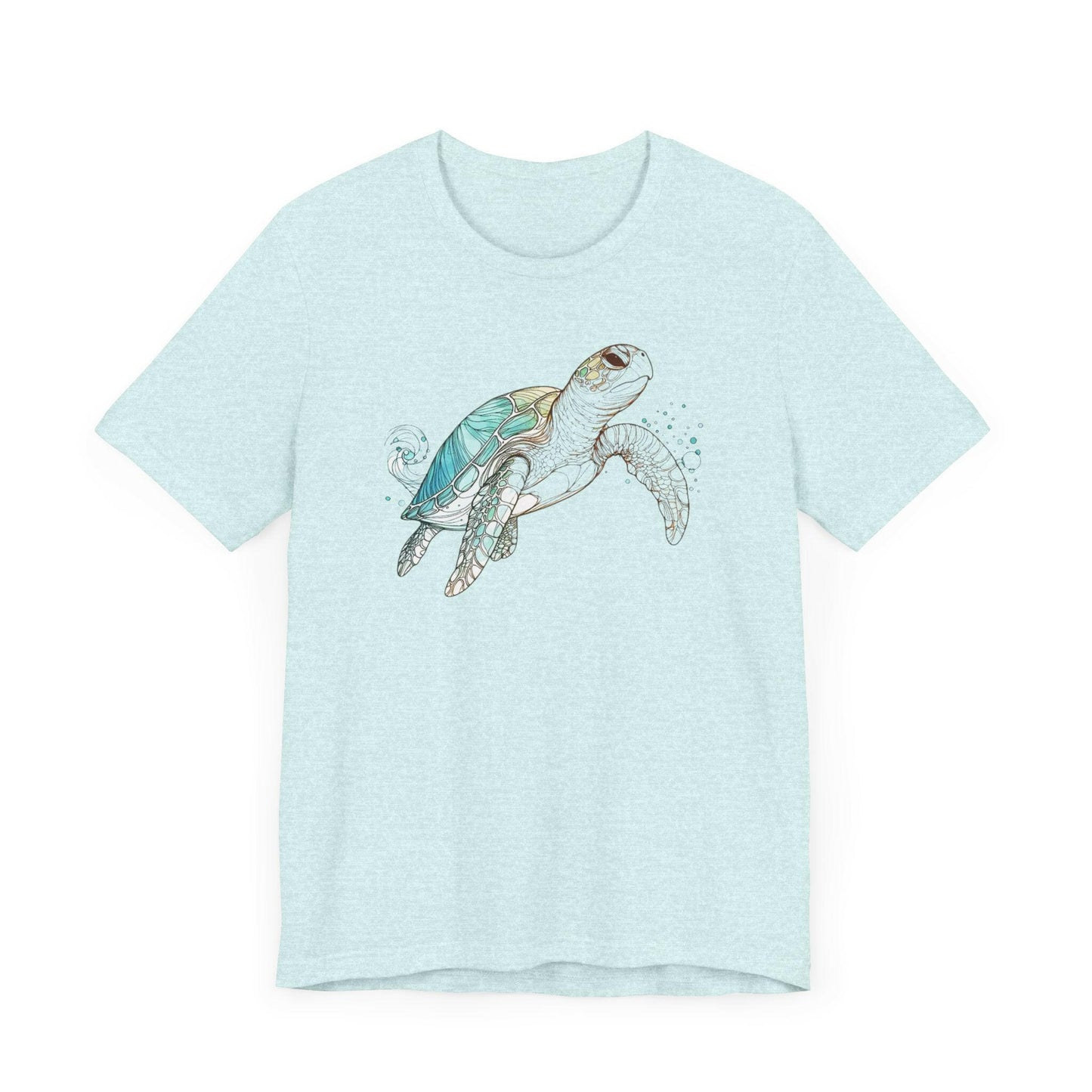 Sea Turtle Water Color Unisex Tee - Stompy Paws