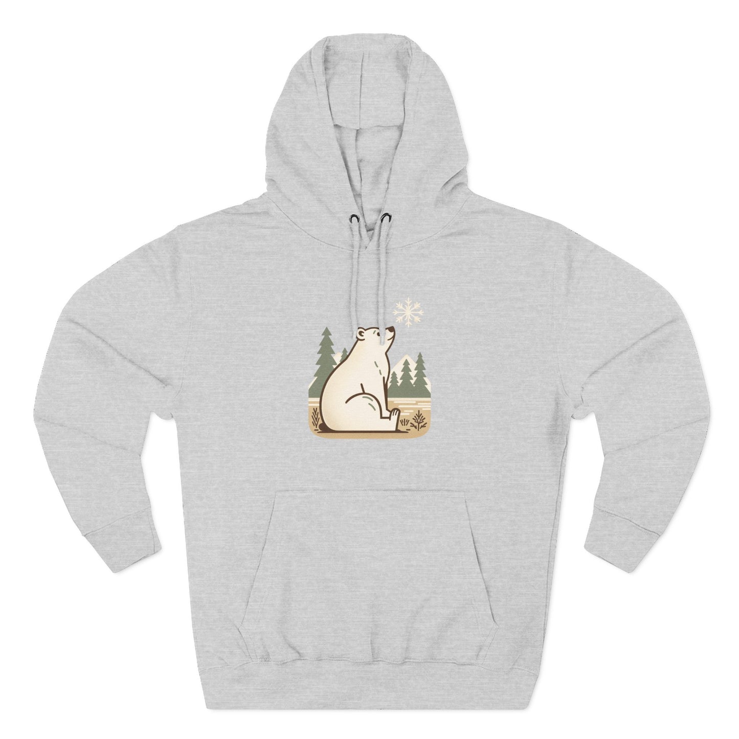 Polar Bear Snowflake Hoodie