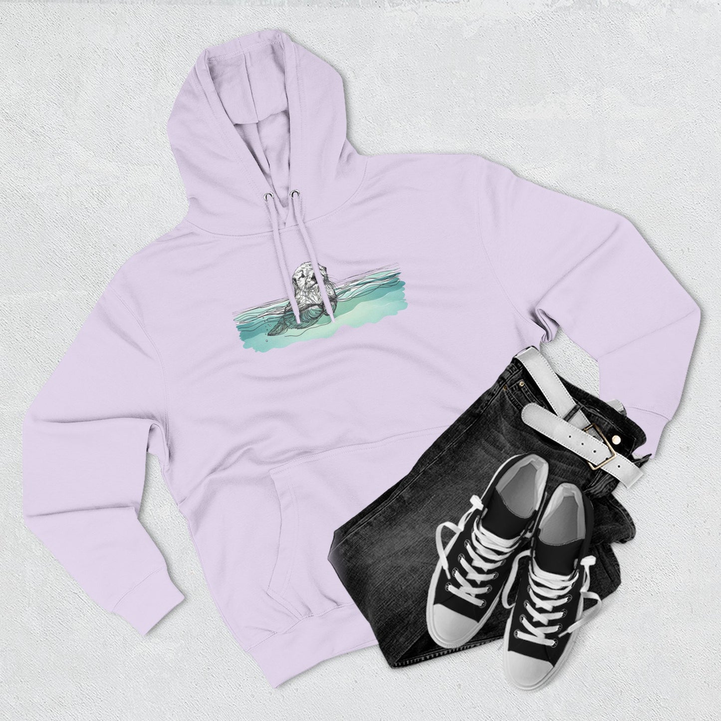 Otter in the Water Hoodie