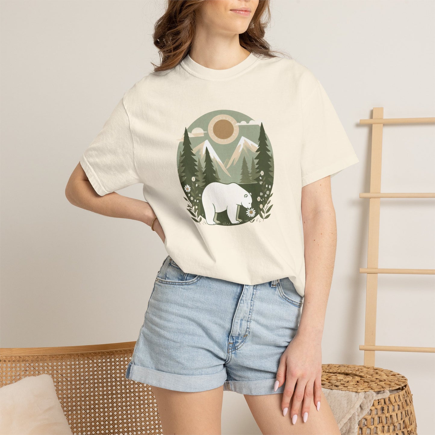 Mountain Meadow Polar Bear Tee