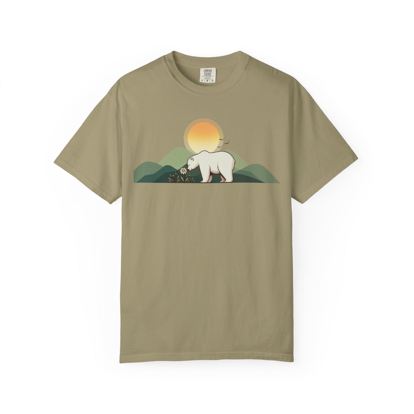 Polar Bear Sunrise T-Shirt — Wildflower Mountain Graphic