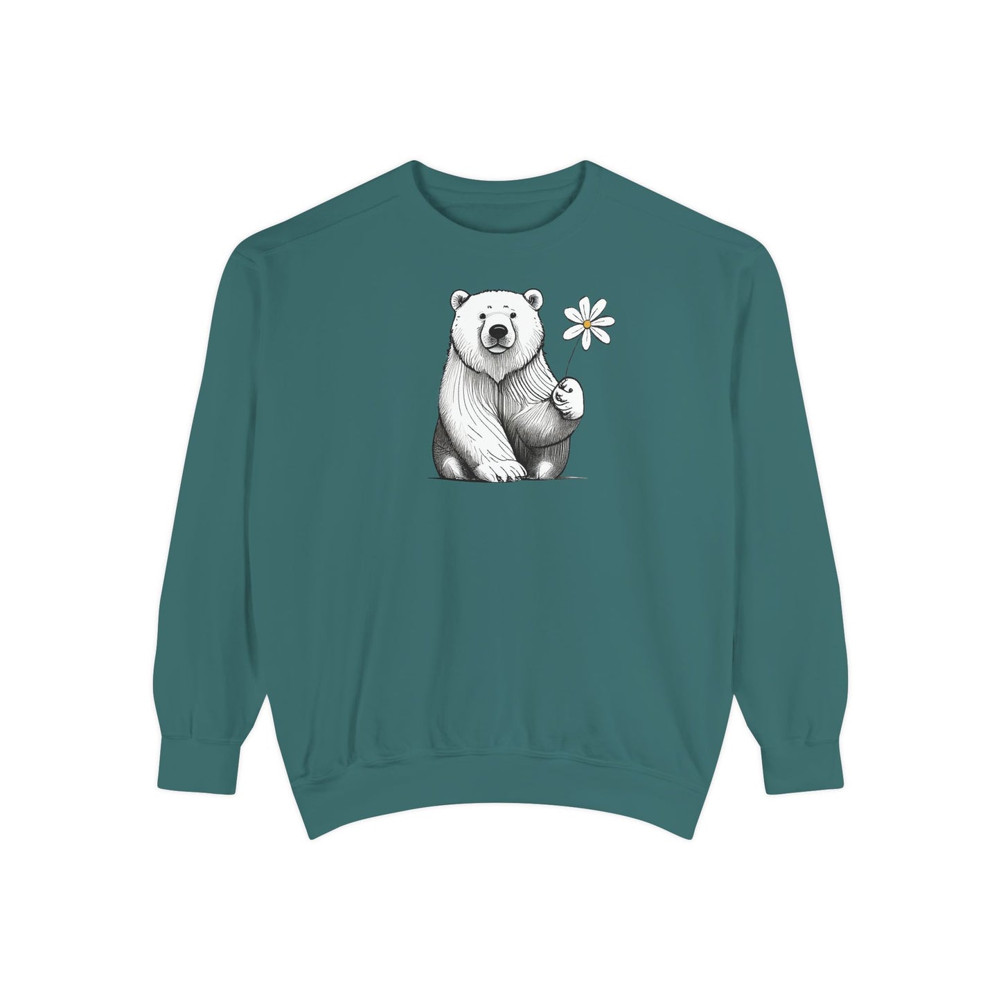 Wildflower Polar Bear Sweatshirt