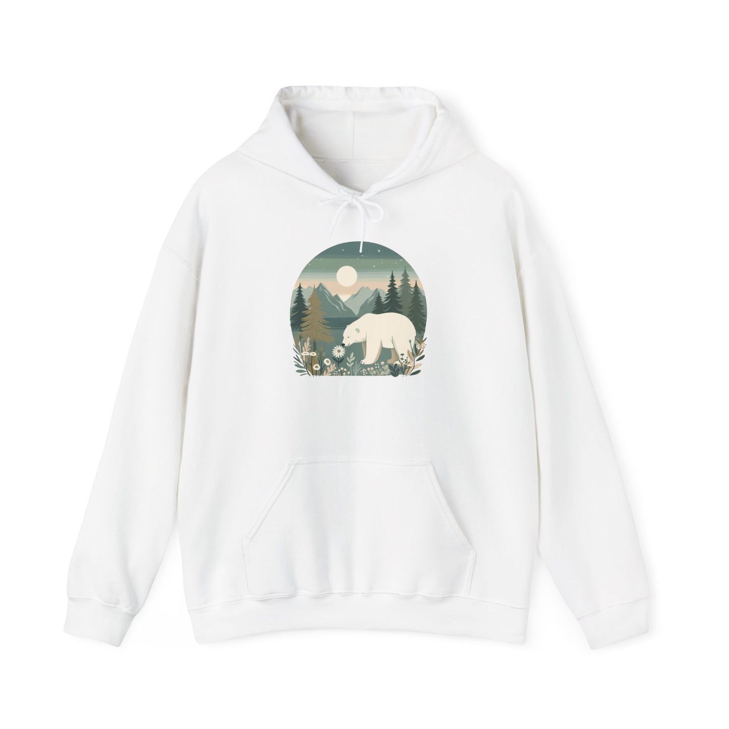 Moonlight Polar Bear Hoodie | Polar Den Edition