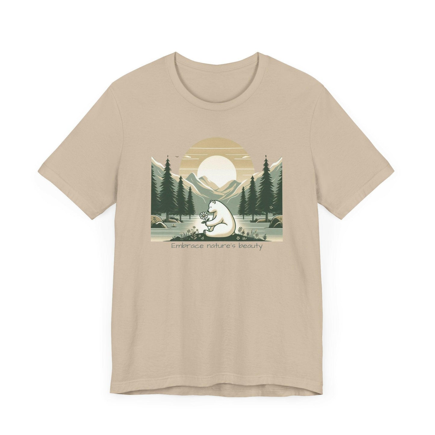 Nature-Inspired Unisex Tee - Embrace Nature's Beauty Polar Bear