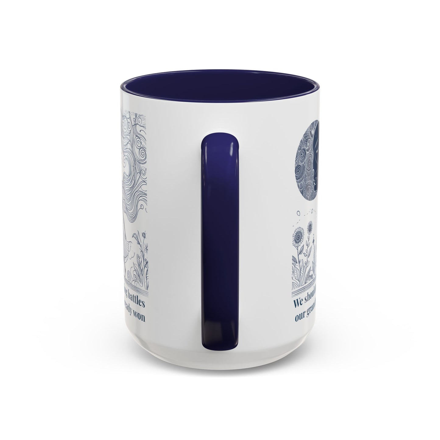 Feminist Mug, Empowering Quote, Moon Illustration