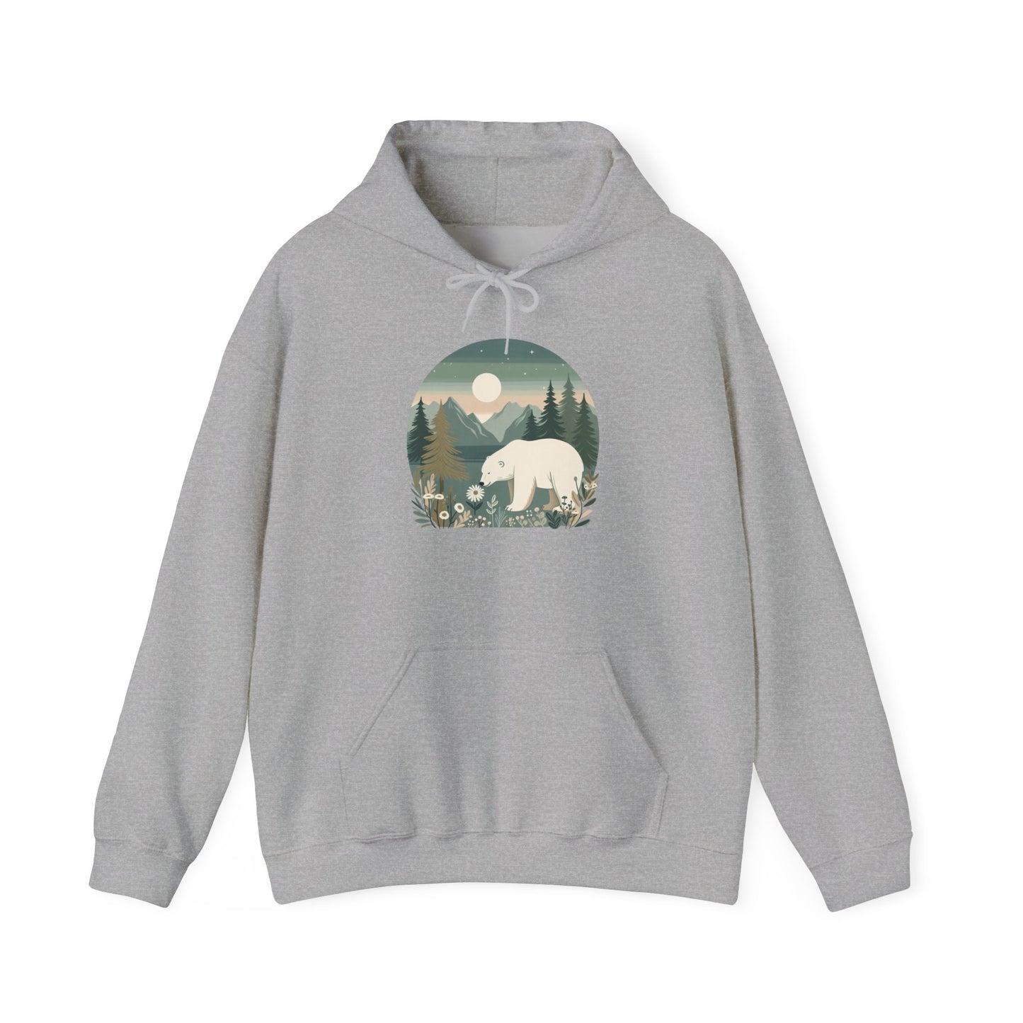 Moonlight Polar Bear Hoodie | Polar Den Edition