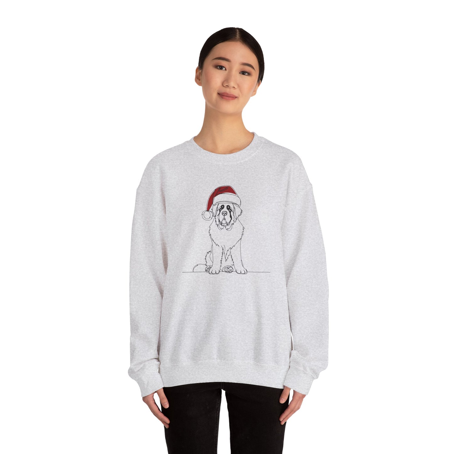 Saint Bernard Christmas Sweatshirt