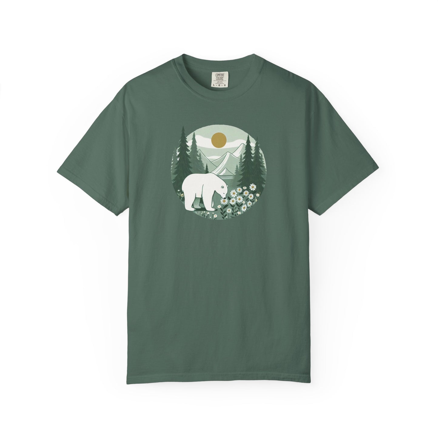 Polar Bear Mountain Meadow Comfort Colors Tee