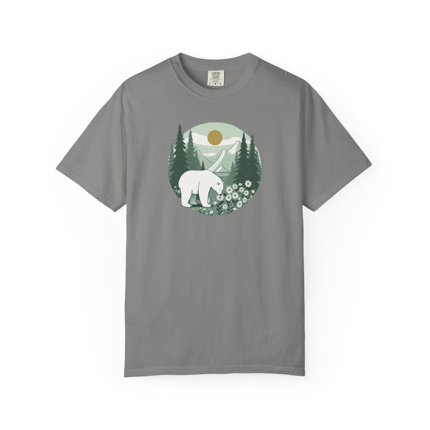 Polar Bear Mountain Meadow Comfort Colors Tee