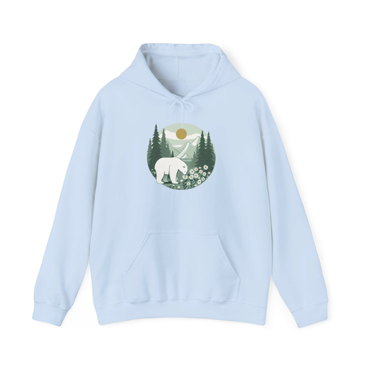 Polar Bear in the Pines Hoodie | Polar Den Edition