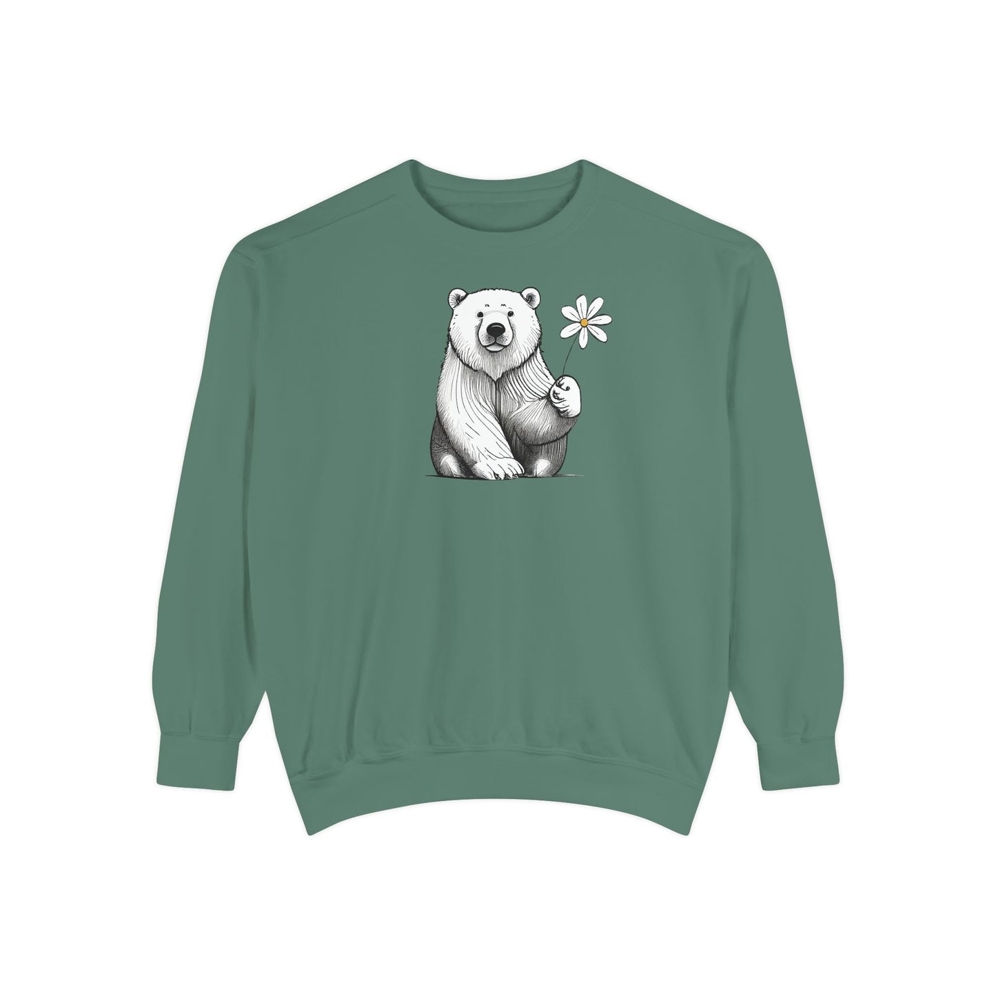 Wildflower Polar Bear Sweatshirt