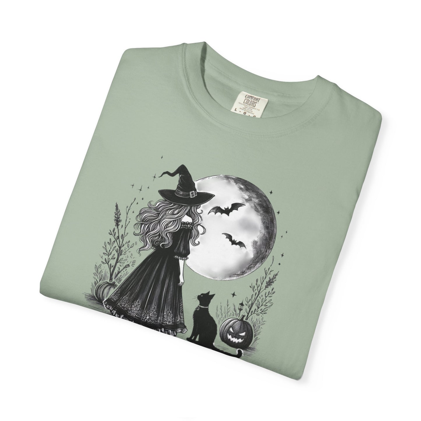 Comfort Colors Halloween Witch Moon Tee