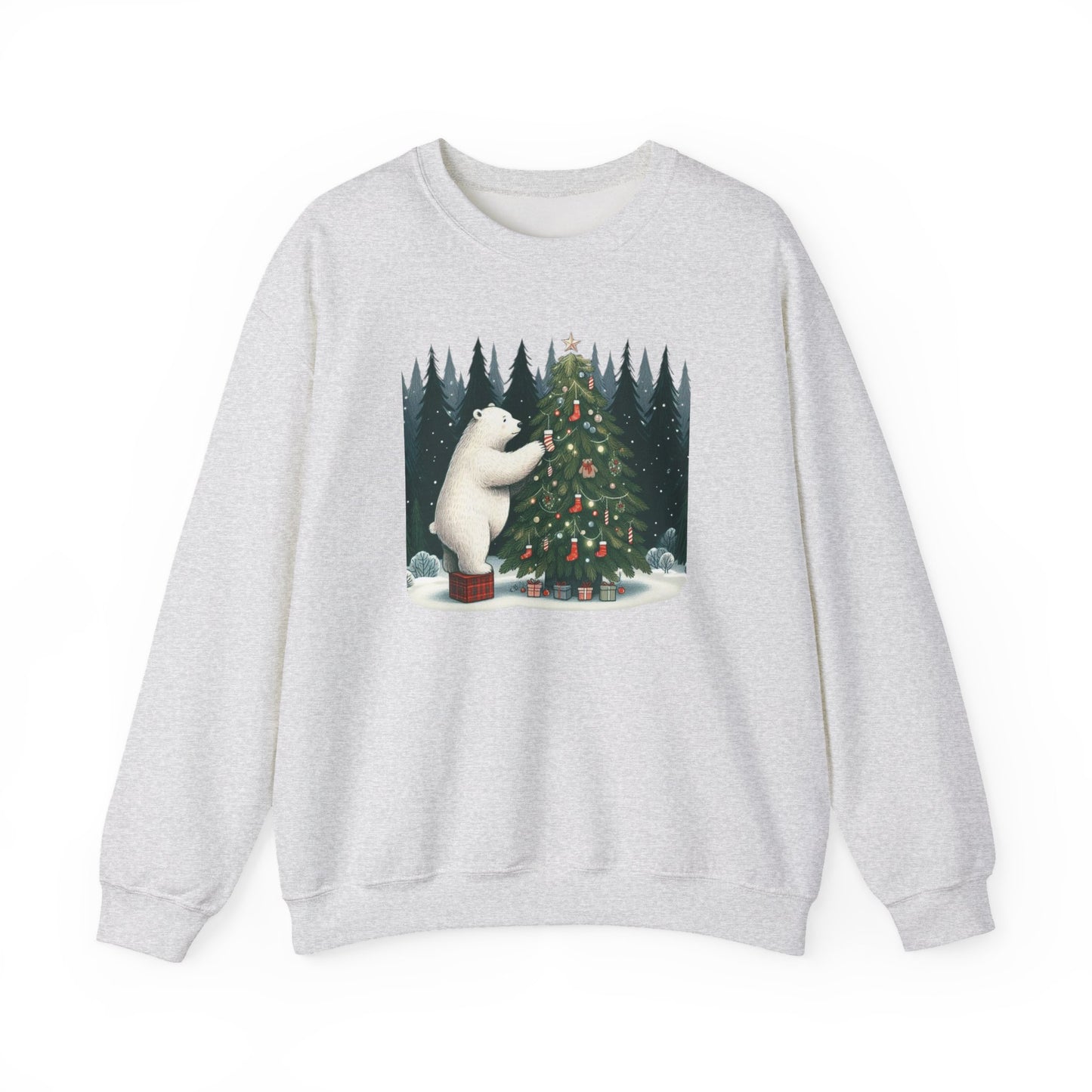 "Polar Bear Christmas" Heavyweight Sweatshirt | Holiday Den