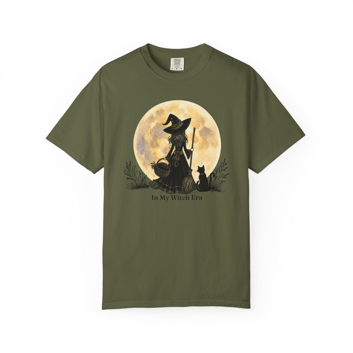 In My Witch Era Graphic Tee | Moon Witch Comfort Colors Shirt