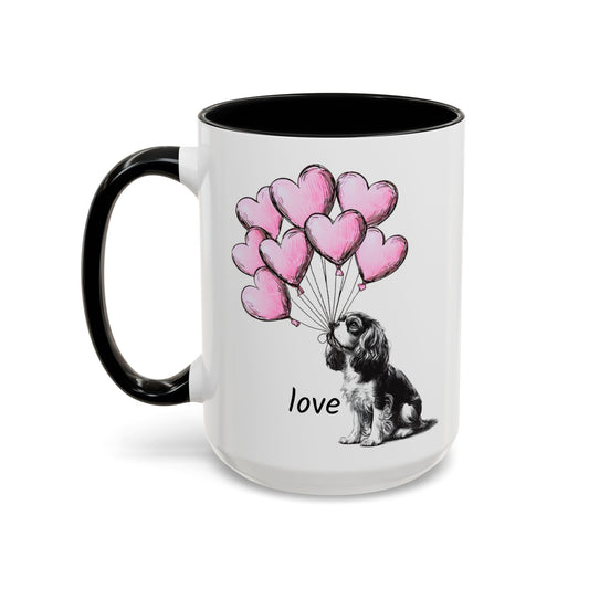 Cavalier King Charles Love Balloon Mug