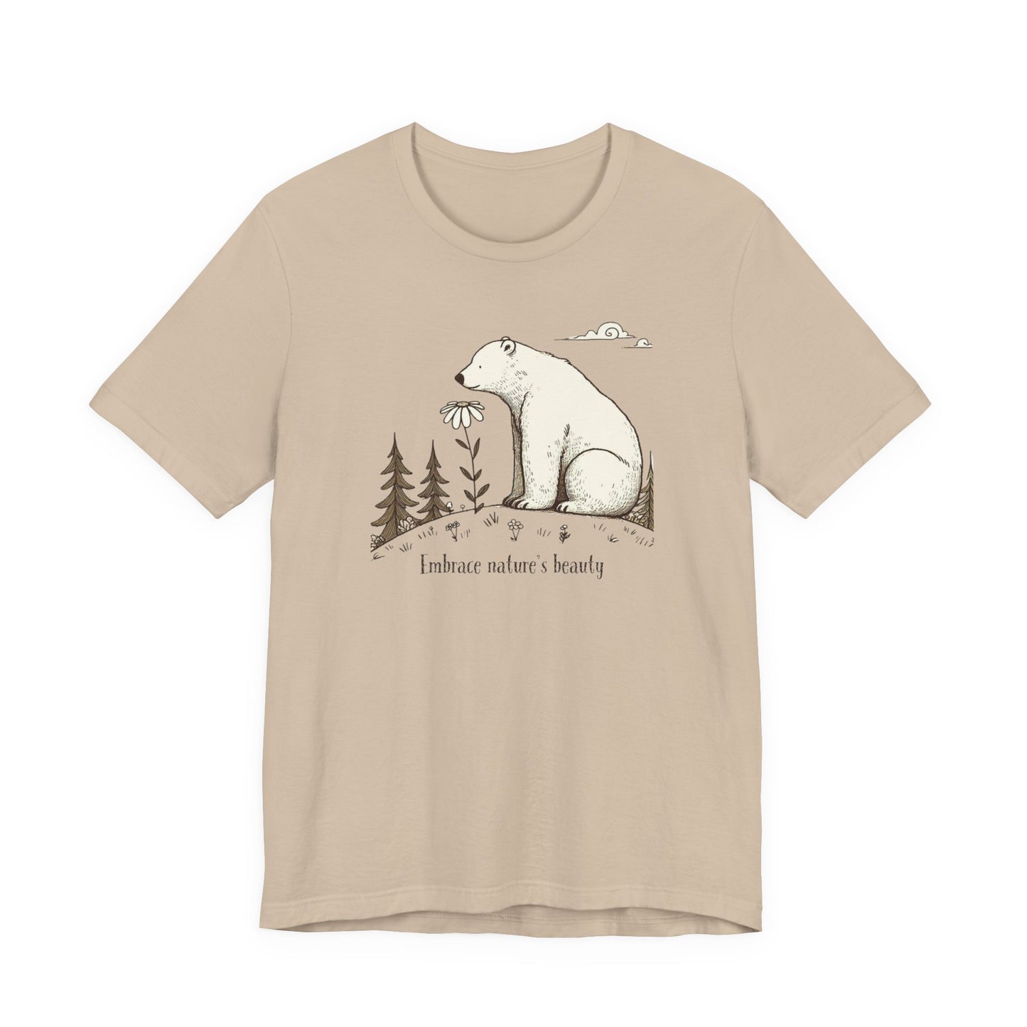 Polar Bear Nature Tee | Embrace Nature’s Beauty Shirt