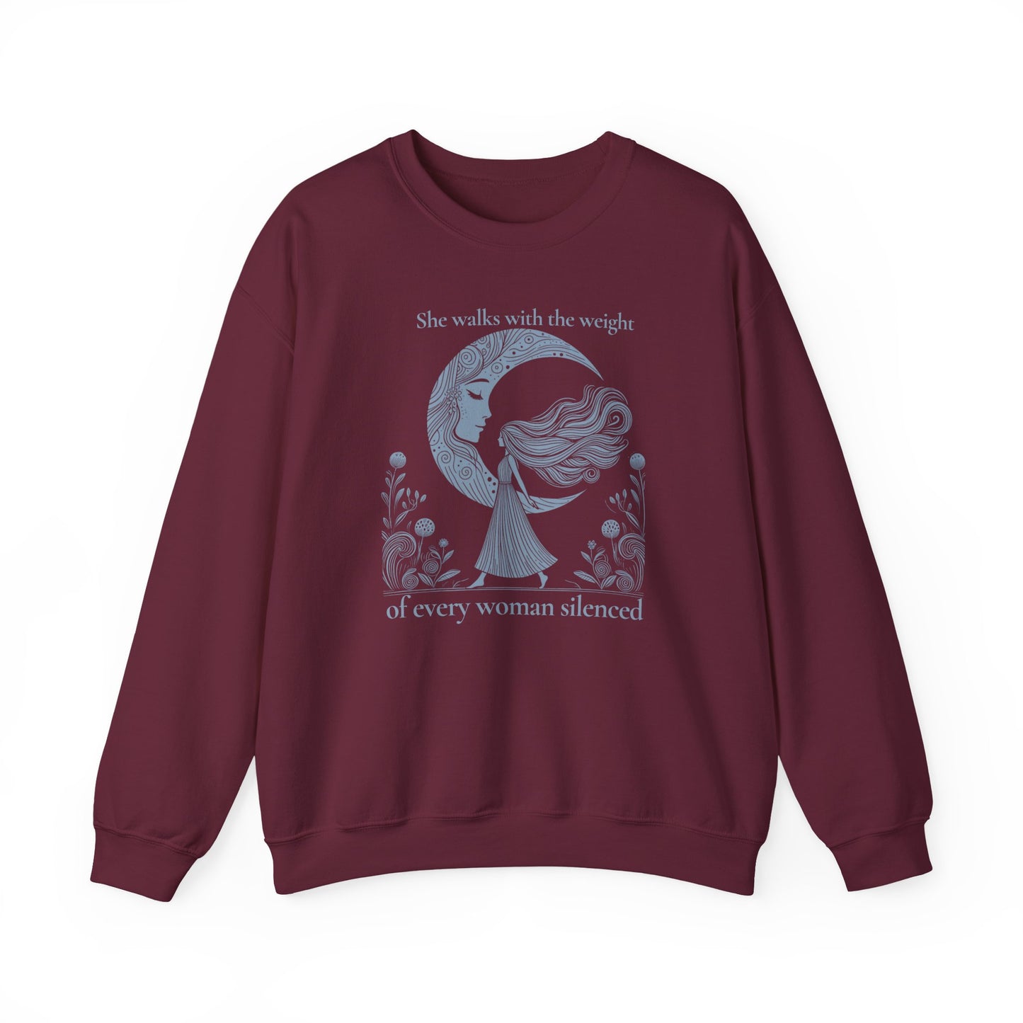 She Walks With the Weight Crewneck Sweatshirt